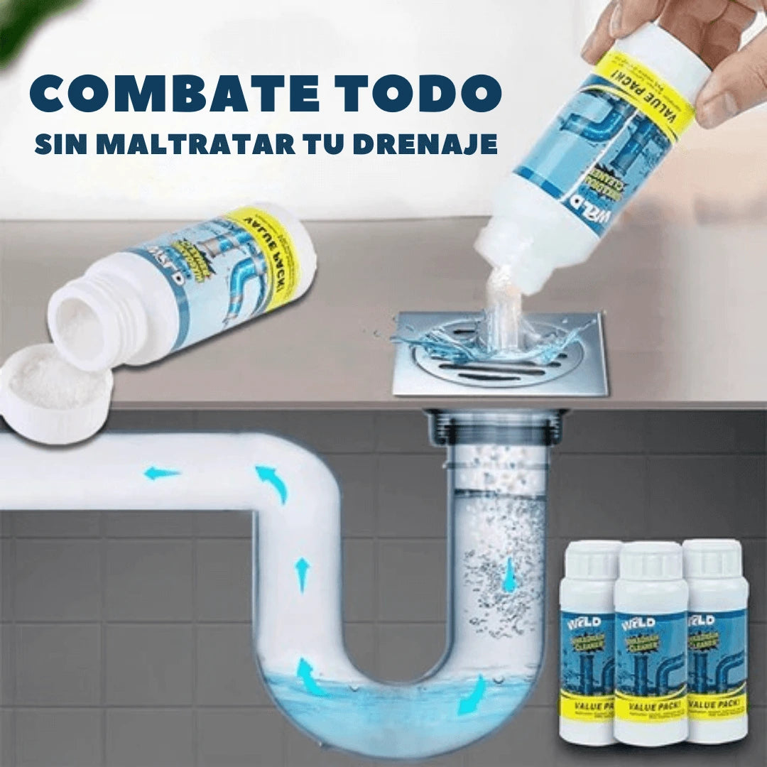 3x1 Potente Destapador de Cañerías | Wild Tornado™